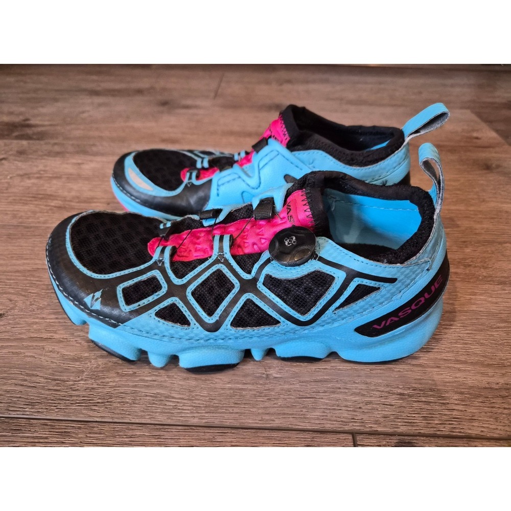 Vasque Ultra SST Trail Running Shoes Womens Blue Pink BOA Lacing Sneakers Size 8